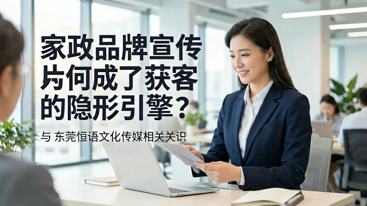 家政品牌宣传片拍摄,为何成了获客的隐形引擎?